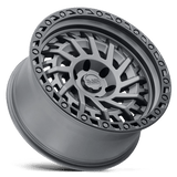 Black Rhino SHREDDER 17x9 0 Matte Gunmetal with Black Ring   truck wheel
