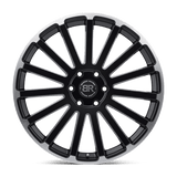 Black Rhino SPEAR 22x9.5 +30mm Matte Black with Matte Machined Edge