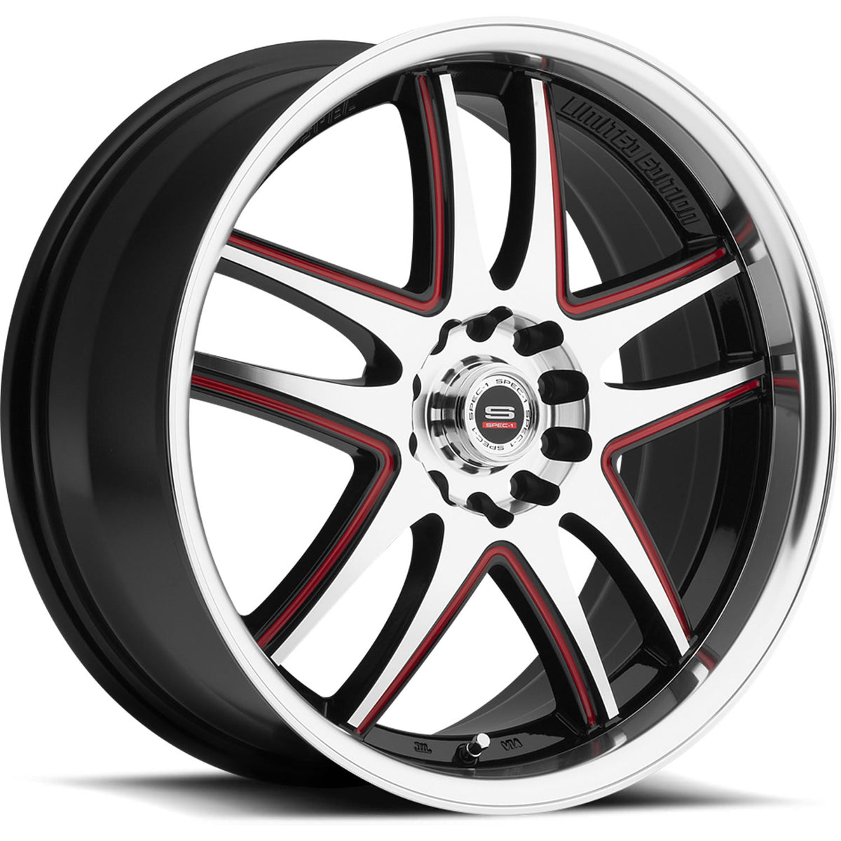 Spec-1 SP-15 Black Machined Wheel