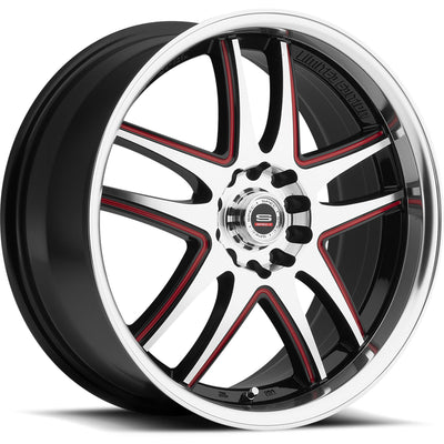 Spec-1 SP-15 Black Machined Wheel