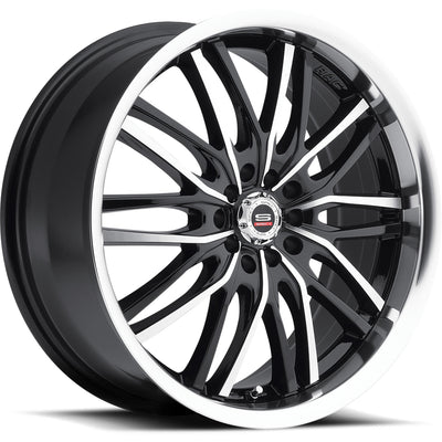 Spec-1 SP-16 Black Machined Wheel