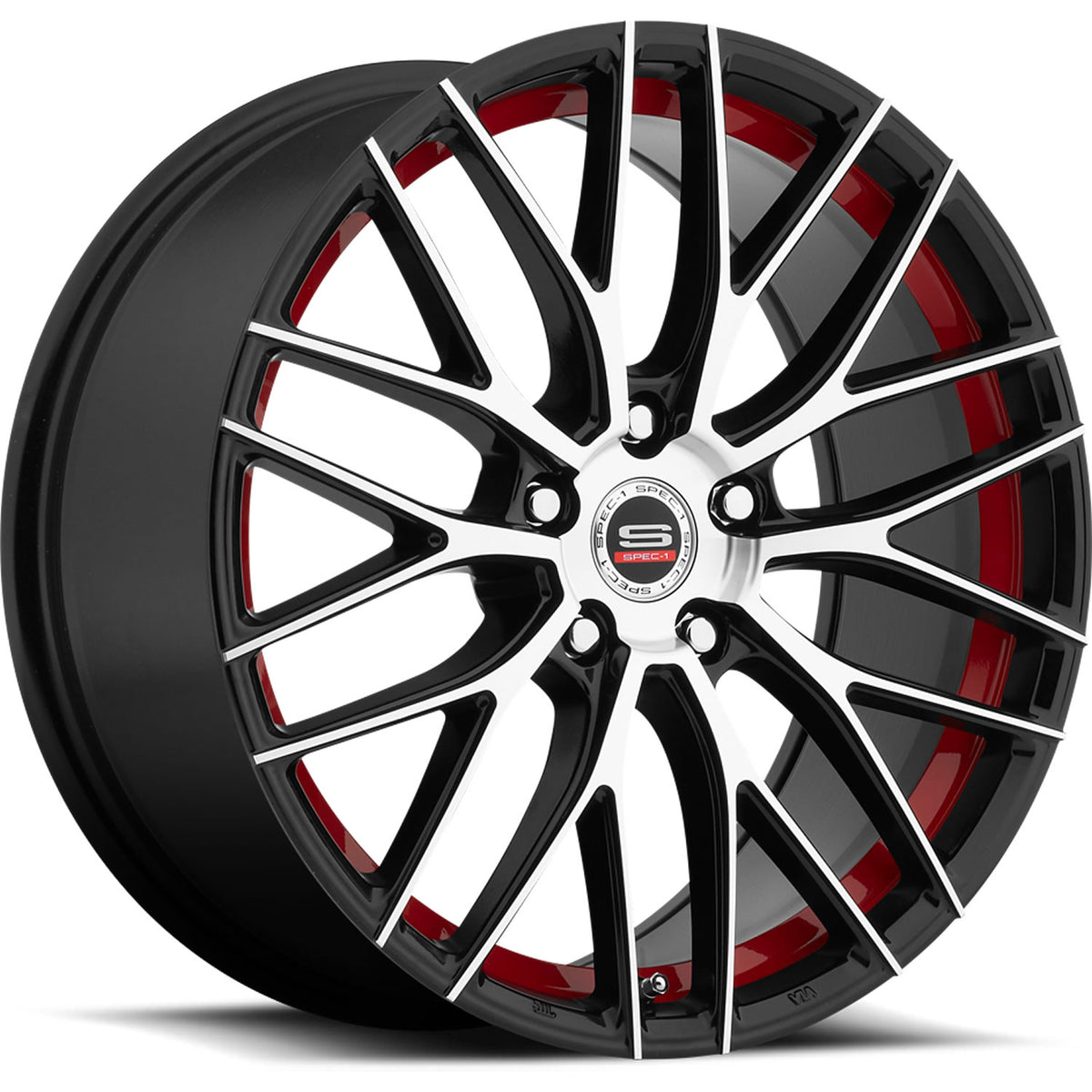 Spec-1 SP-17 Black Machined Wheel