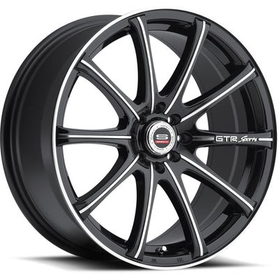 Spec-1 SP-19 Black Machined Wheel