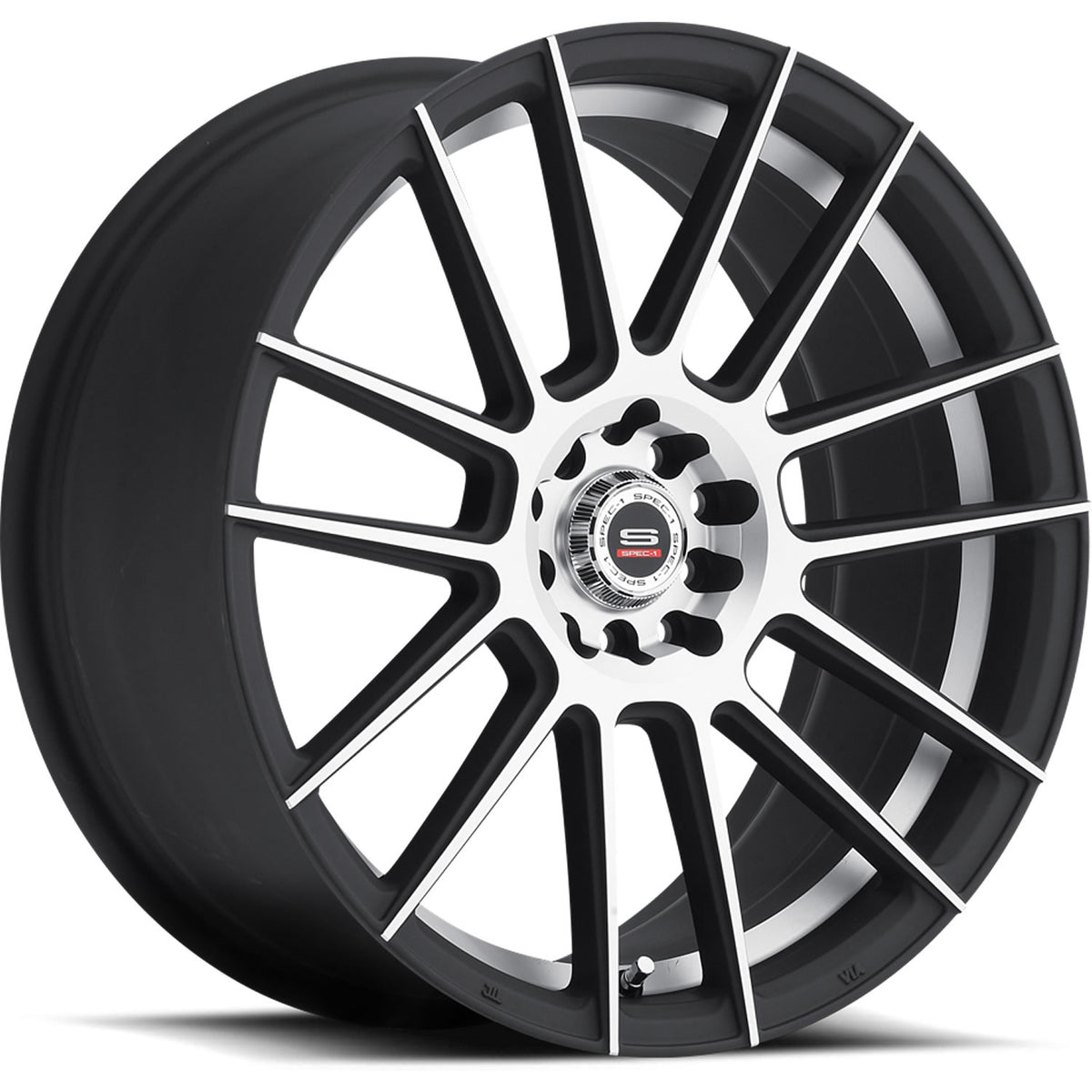 Spec-1 SP-21 Black Machined Wheel