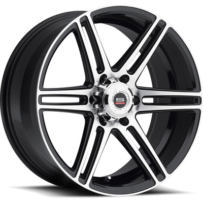 Spec-1 SP-22 Black Machined Wheel