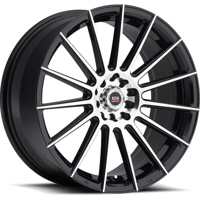 Spec-1 SP-27 Black Machined Wheel