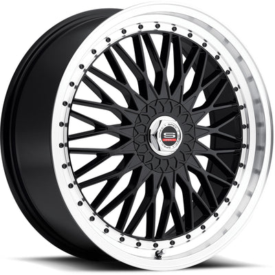 Spec-1 SP-3 Black Machined Wheel