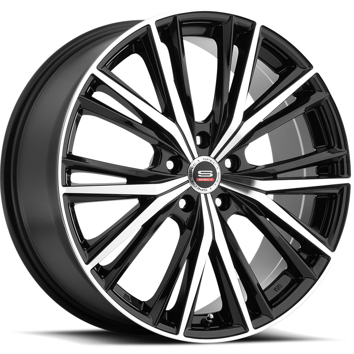 Spec-1 SP-34 Black Machined Wheel