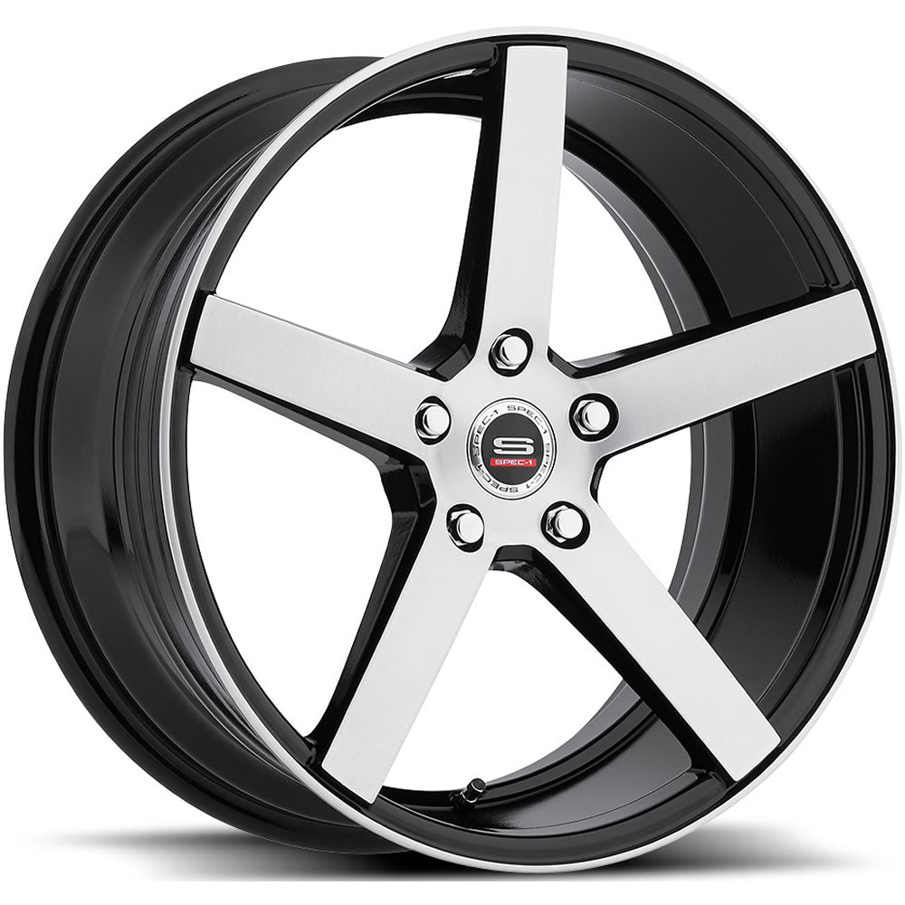 Spec-1 SP-36 Black Machined Wheel