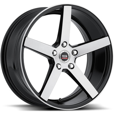 Spec-1 SP-36 Black Machined Wheel