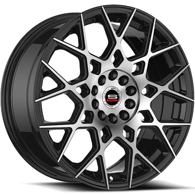 Spec-1 SP-52 Black Machined Wheel