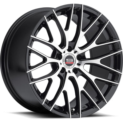 Spec-1 SP-6 Black Machined Wheel
