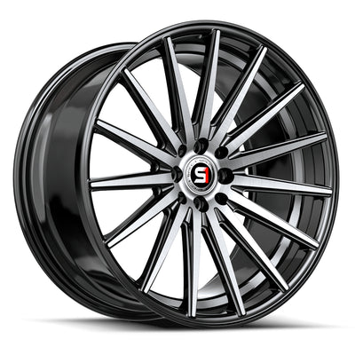Spec-1 SP-69 Black Machined Wheel