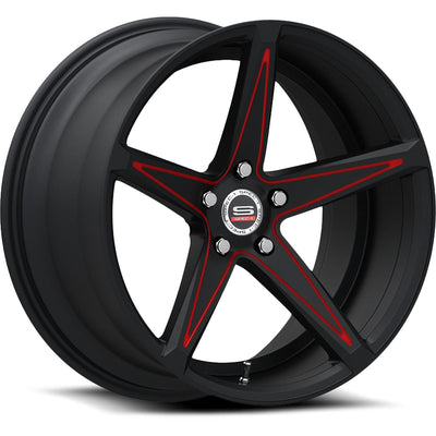 Spec-1 SPM-78 Black Red Wheel
