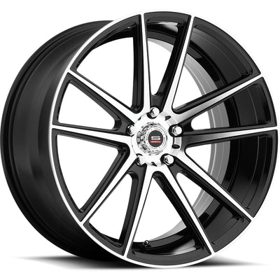 Spec-1 SPM-79 Black Machined Wheel