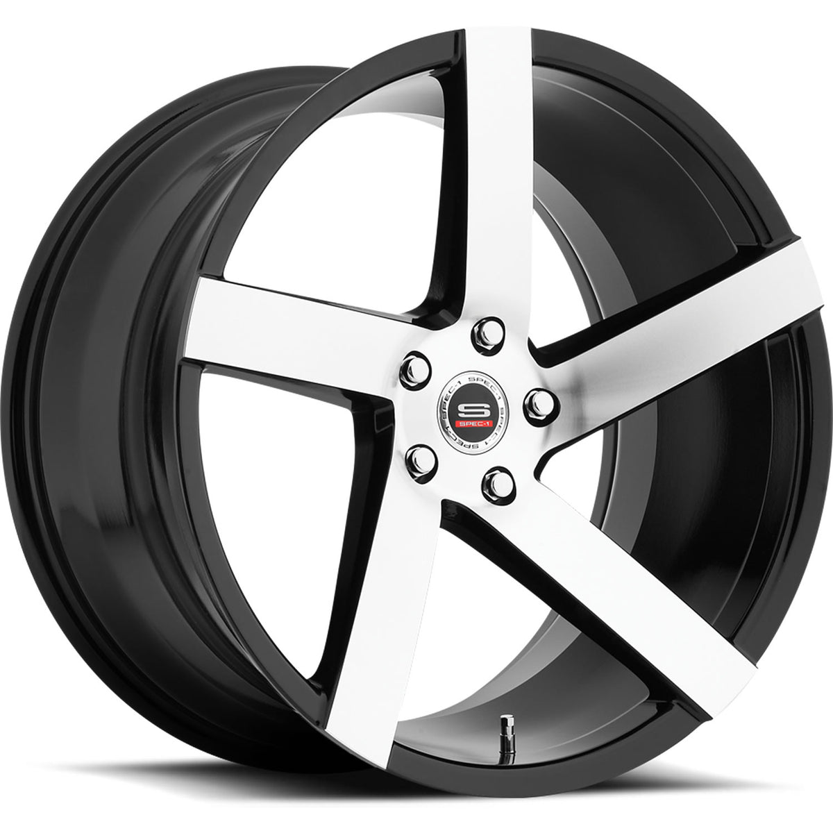 Spec-1 SPM-80 Black Machined Wheel