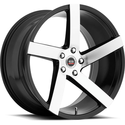 Spec-1 SPM-80 Black Machined Wheel