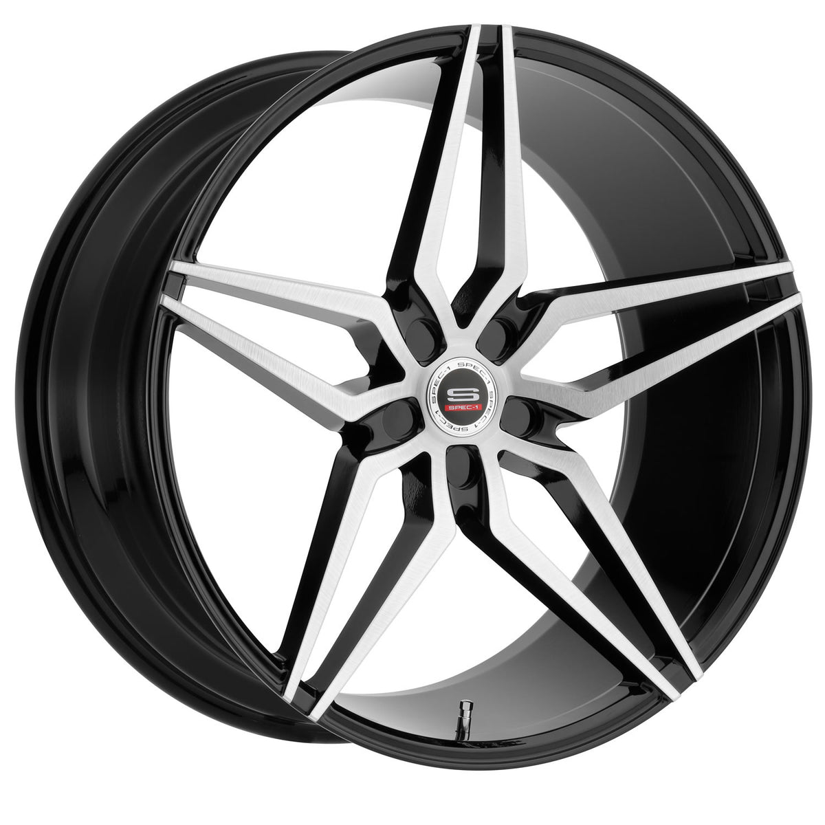 Spec-1 SPM-81 Black Machined Wheel