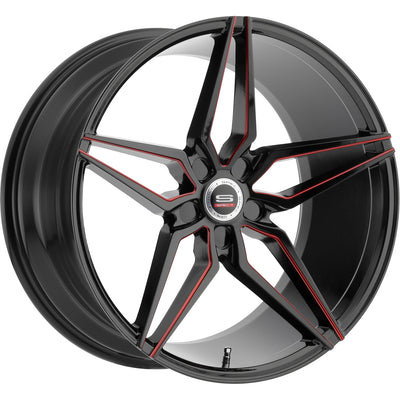 Spec-1 SPM-81 Black Red Wheel