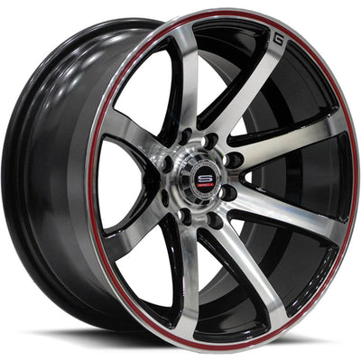 Spec-1 SPT-17 Black Machined Wheel