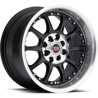 Spec-1 SPT-2 Black Machined Wheel