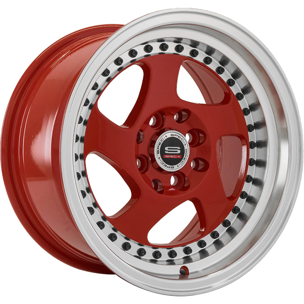 Spec-1 SPT-20 Red Machined Wheel