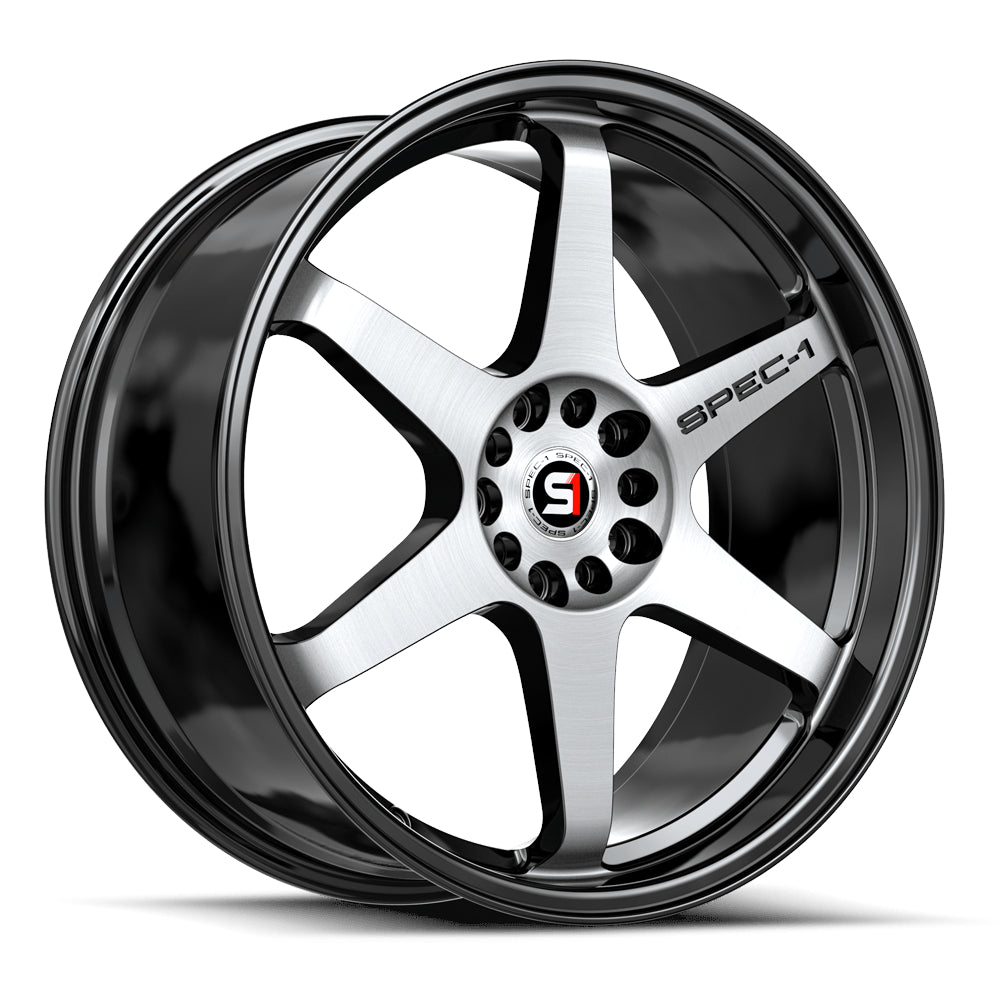 Spec-1 SPT-33 Black Machined Wheel
