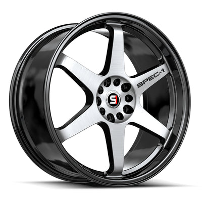Spec-1 SPT-33 Black Machined Wheel