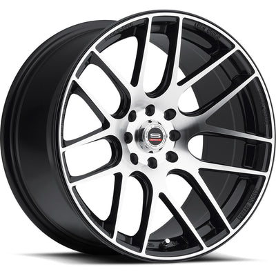 Spec-1 SPT-5 Black Machined Wheel