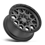 Black Rhino SPROCKET 17x9.5 -18mm Matte Gunmetal with Black Ring