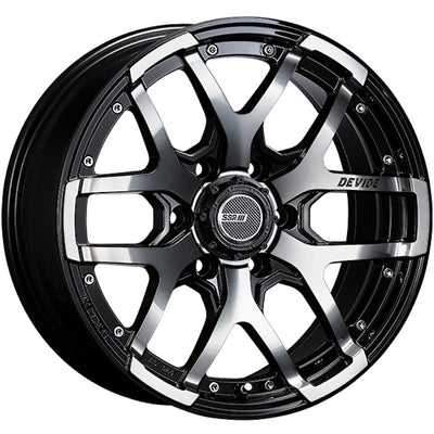 SSR Devide ZS Black Machined Wheel