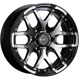 SSR Devide ZS Black Machined Wheel