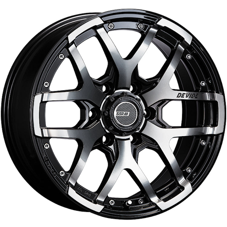 SSR Devide ZS Black Machined Wheel