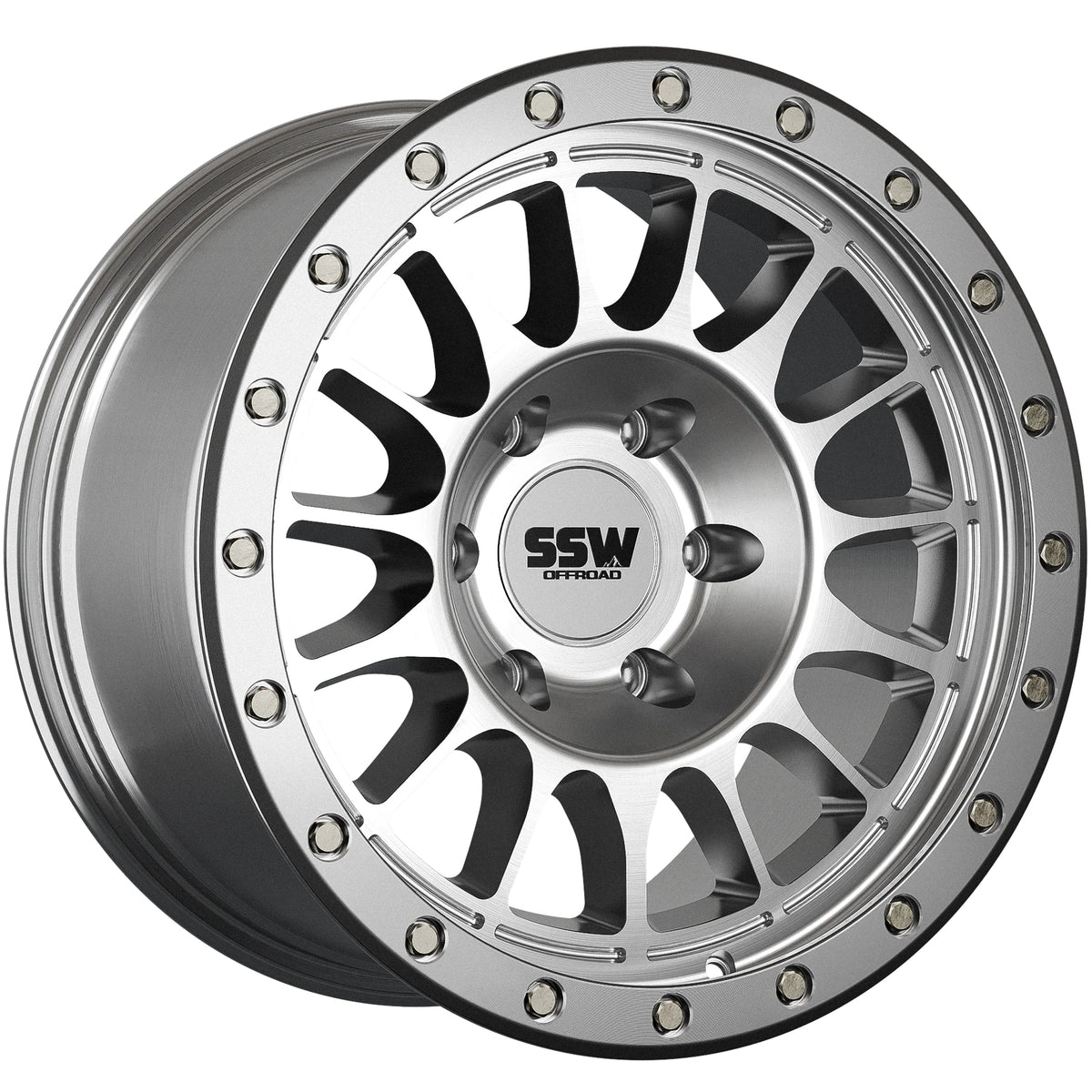 SSW Off-Road Dakar EVO Silver Machined Wheel