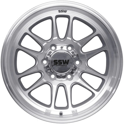 SSW Off-Road Raptor Silver Machined Wheel
