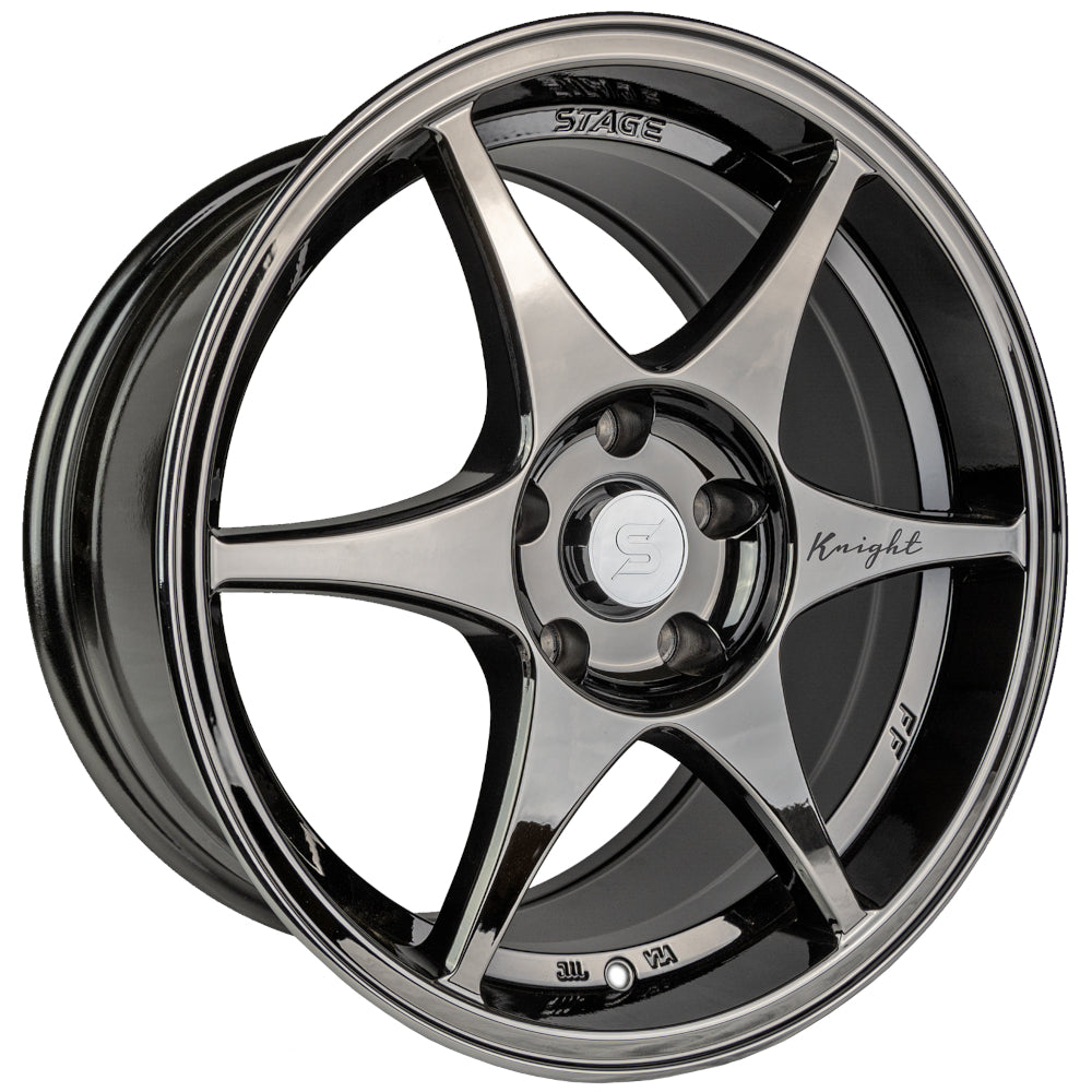 Stage Wheels Knight Black Chrome Wheel