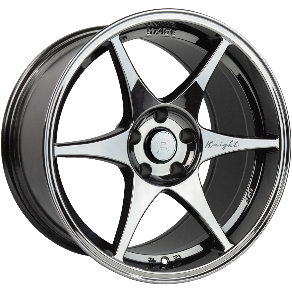 Stage Wheels Knight Black Chrome Wheel