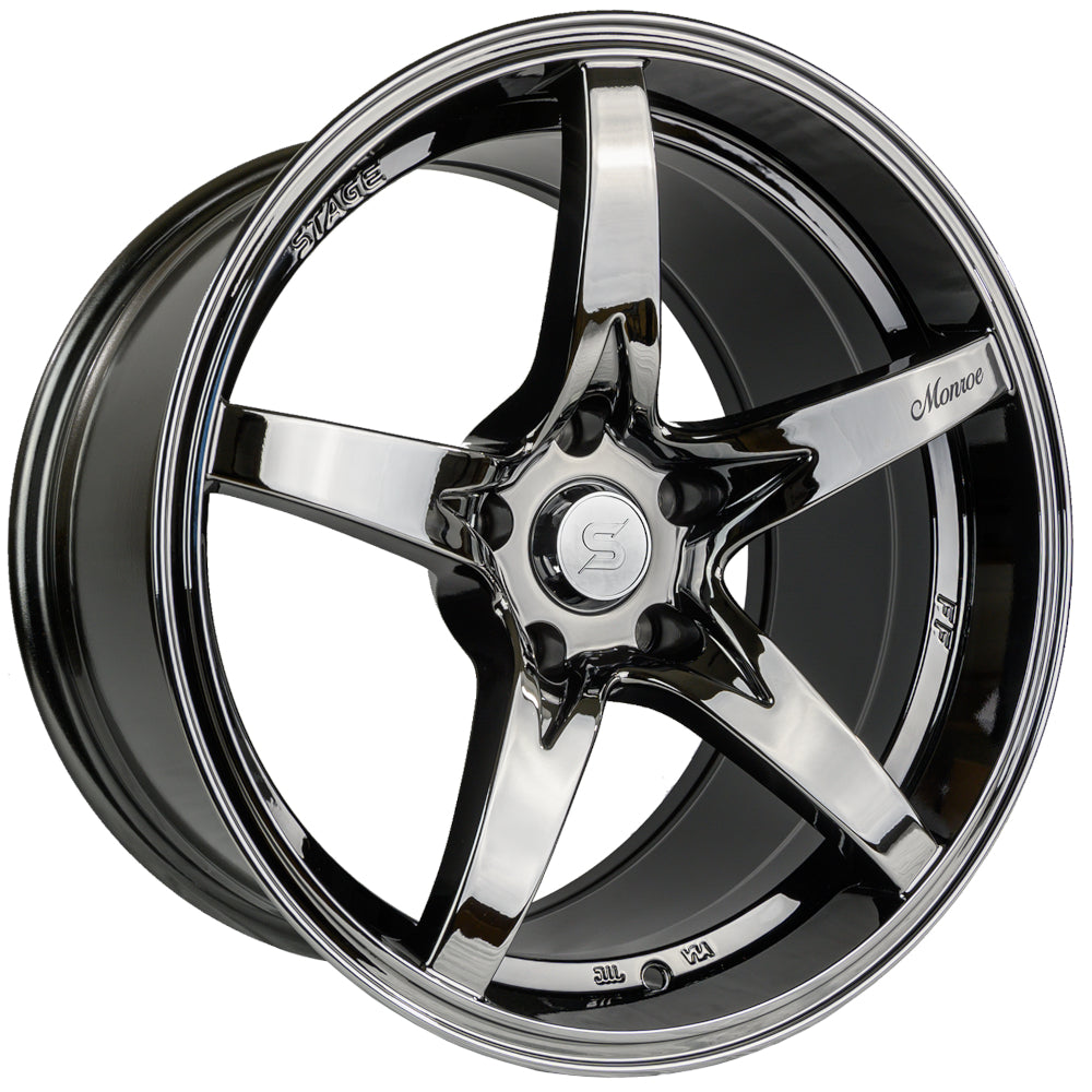 Stage Wheels Monroe Black Chrome Wheel