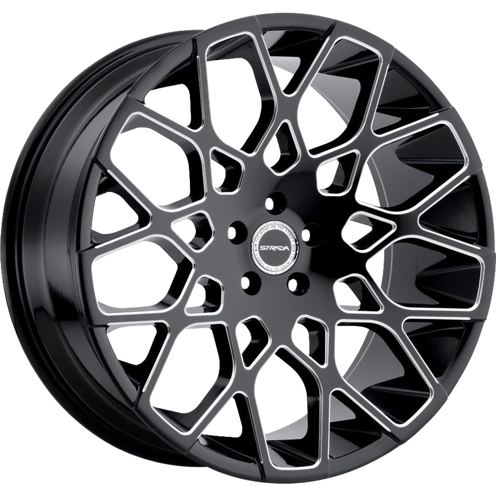 Strada Buca Black Milled Wheel