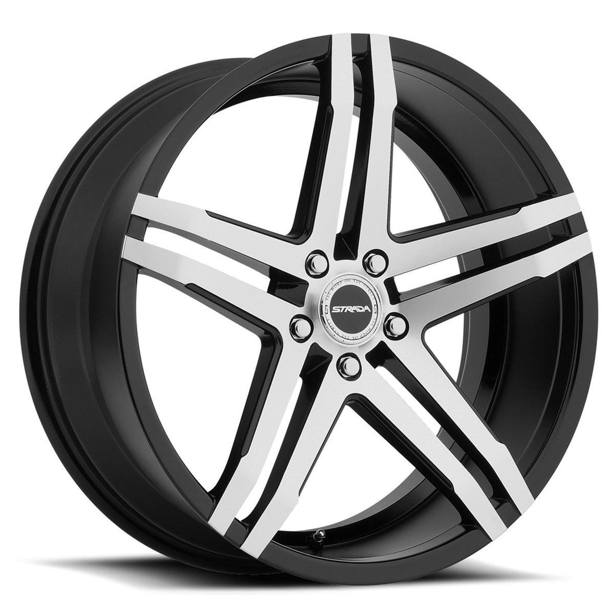 Strada Domani S40 Black Machined wheel