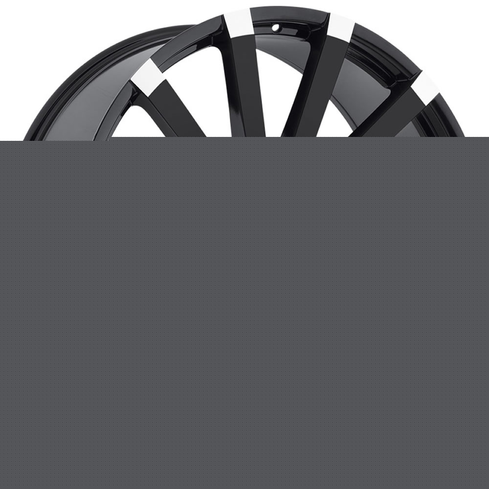 Strada Gabbia Black Machined Wheel