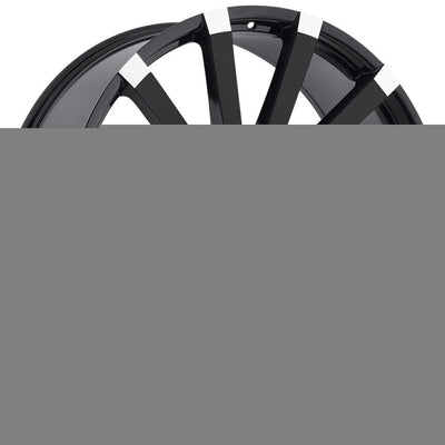 Strada Gabbia Black Machined Wheel