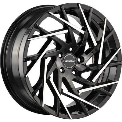Strada Nido Black Machined Wheel