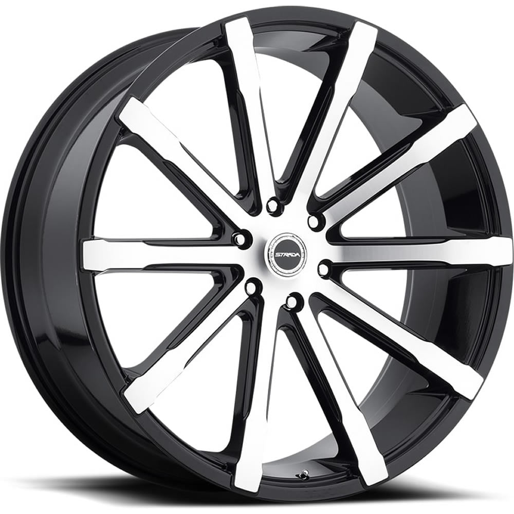 Strada Osso Black Machined Wheel