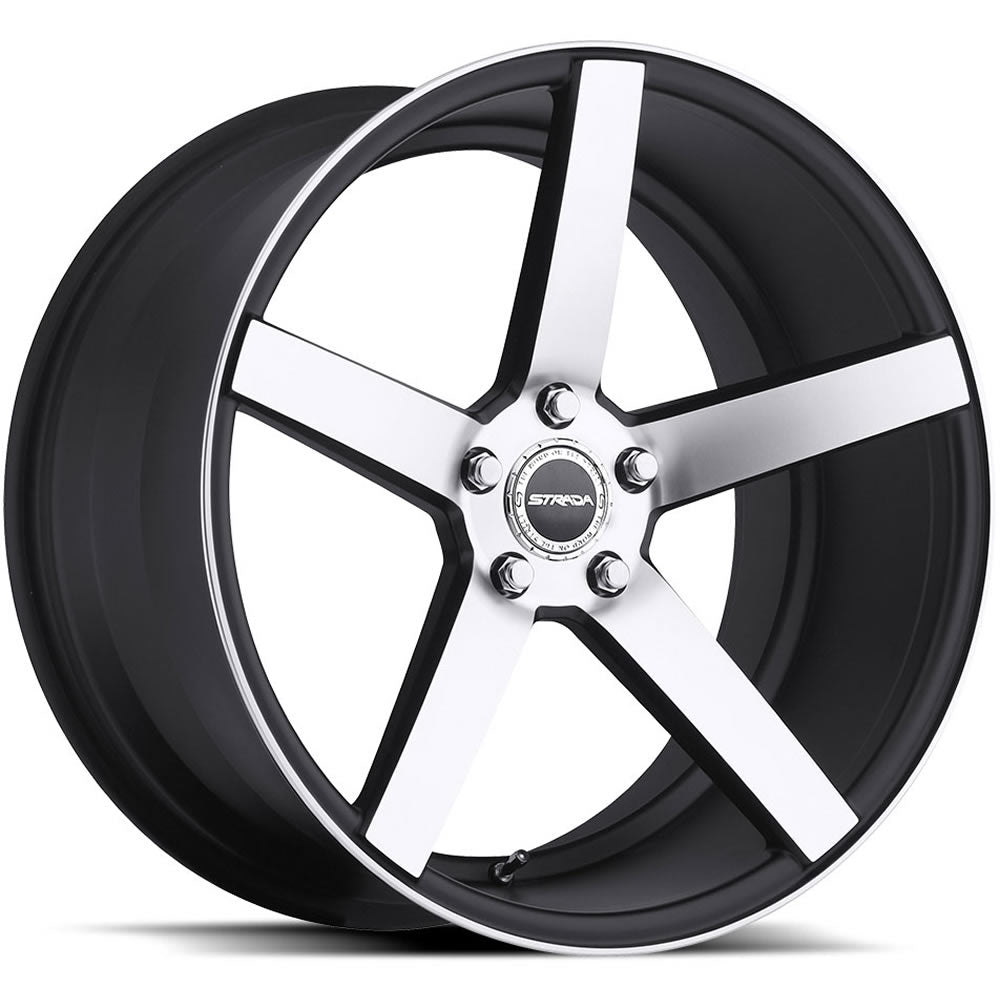 Strada Perfetto Black Machined Wheel