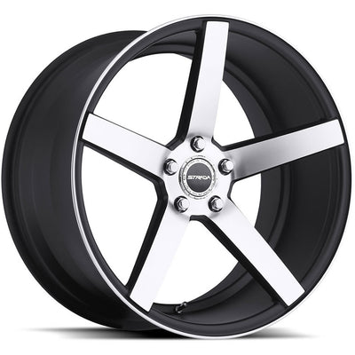 Strada Perfetto Black Machined Wheel