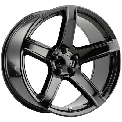 Strada Replicas Hellcat 2 Replica Gloss Black Wheel