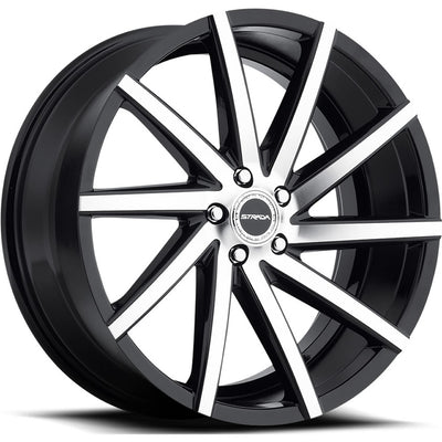 Strada Sega Black Machined Wheel