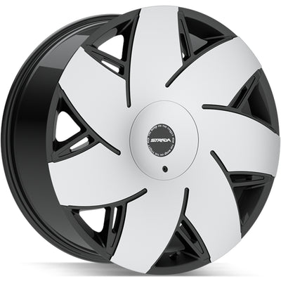 Strada Turbina Black Machined Wheel