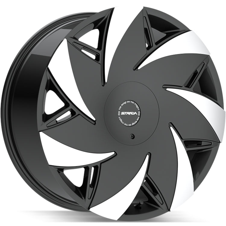 Strada Turbina Black Machined Wheel